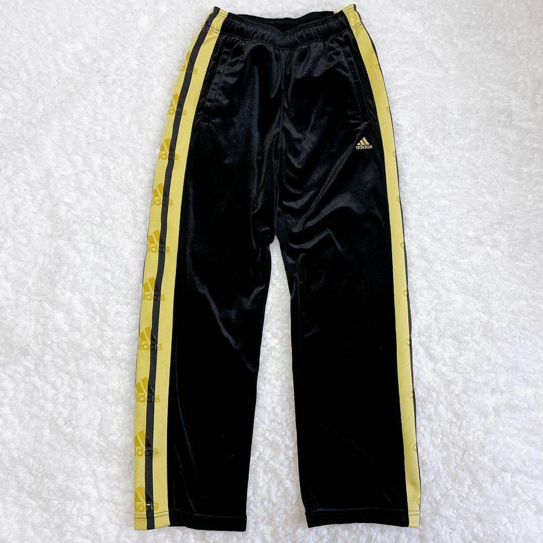 【美品】adidas アディダス　ベロア　ジャージ　セットアップ　S 上下セット