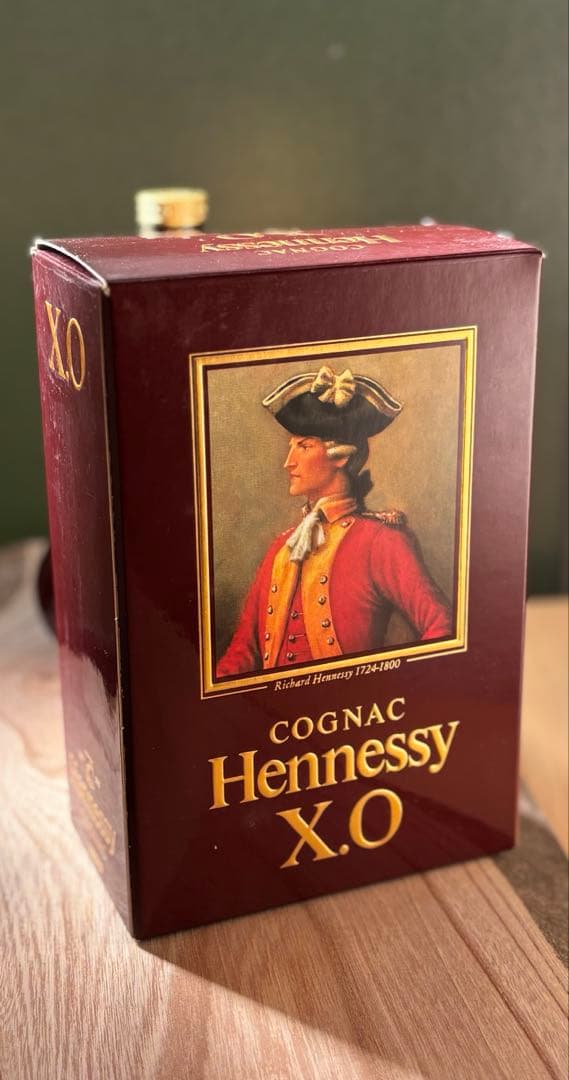 Hennessy X.O COGNAC 金キャップ クリアボトル 700ml
