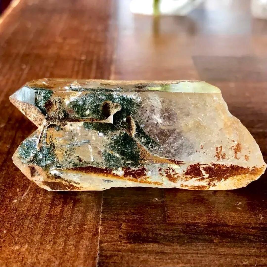 ツインクォーツ★レムリアンシード★161.6ct ★水晶 石英 天然石 透明感