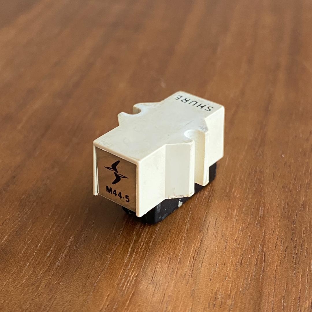 初期 Shure M44-5 白 カモメ 銀ラベル カートリッジ 動作確認済み③