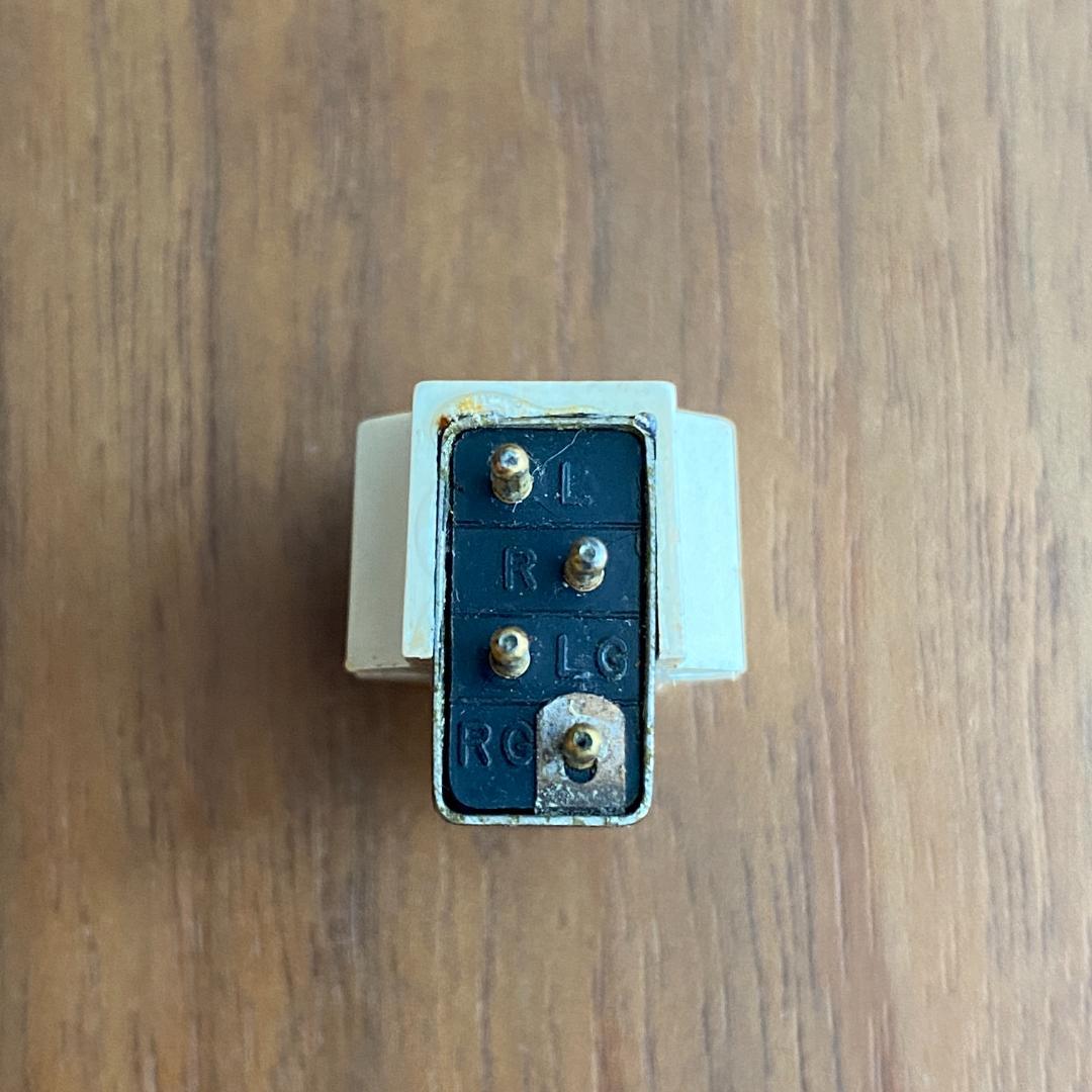 初期 Shure M44-5 白 カモメ 銀ラベル カートリッジ 動作確認済み③