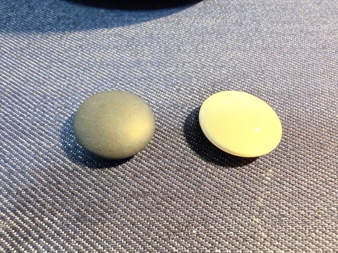 高級 蛤碁石 那智黒石 32号(厚さ9mm) 白177個 黒174個 木製碁笥