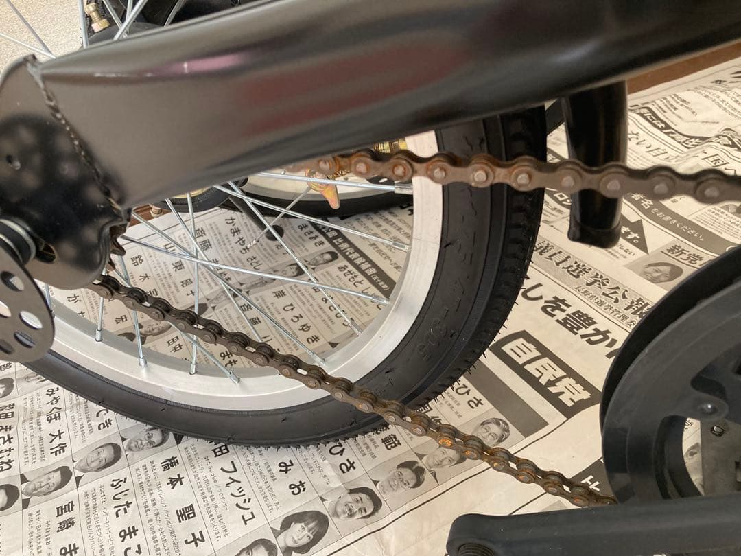 Gallivant マットブラック折りたたみ自転車