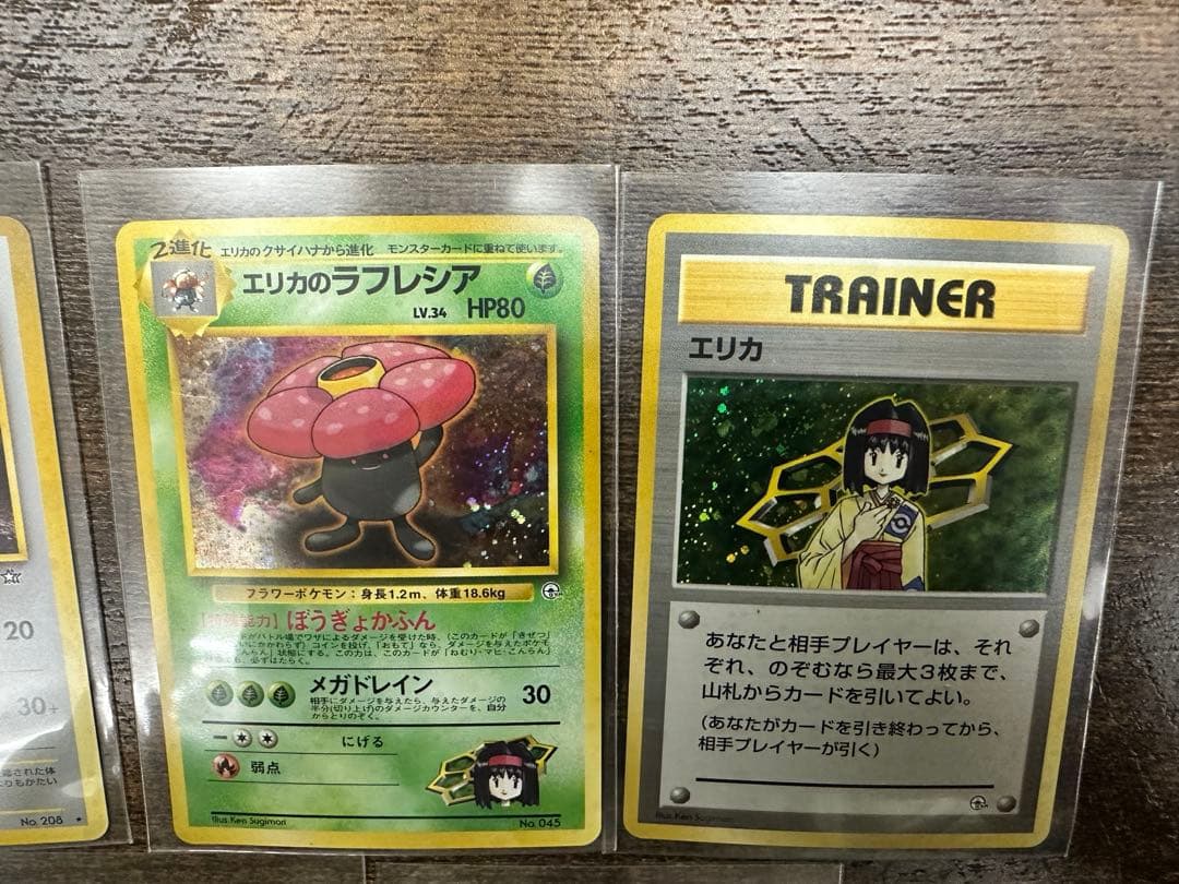 【旧裏5枚】ハガネール エリカのラフレシア エリカ わるいリザード アリゲイツ