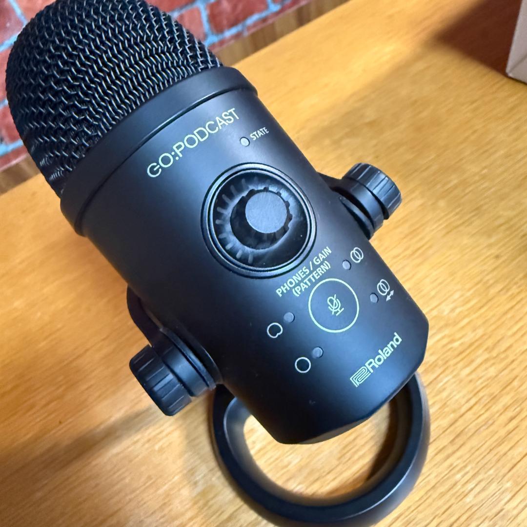 Roland GO:POCAST コンデンサーマイク
