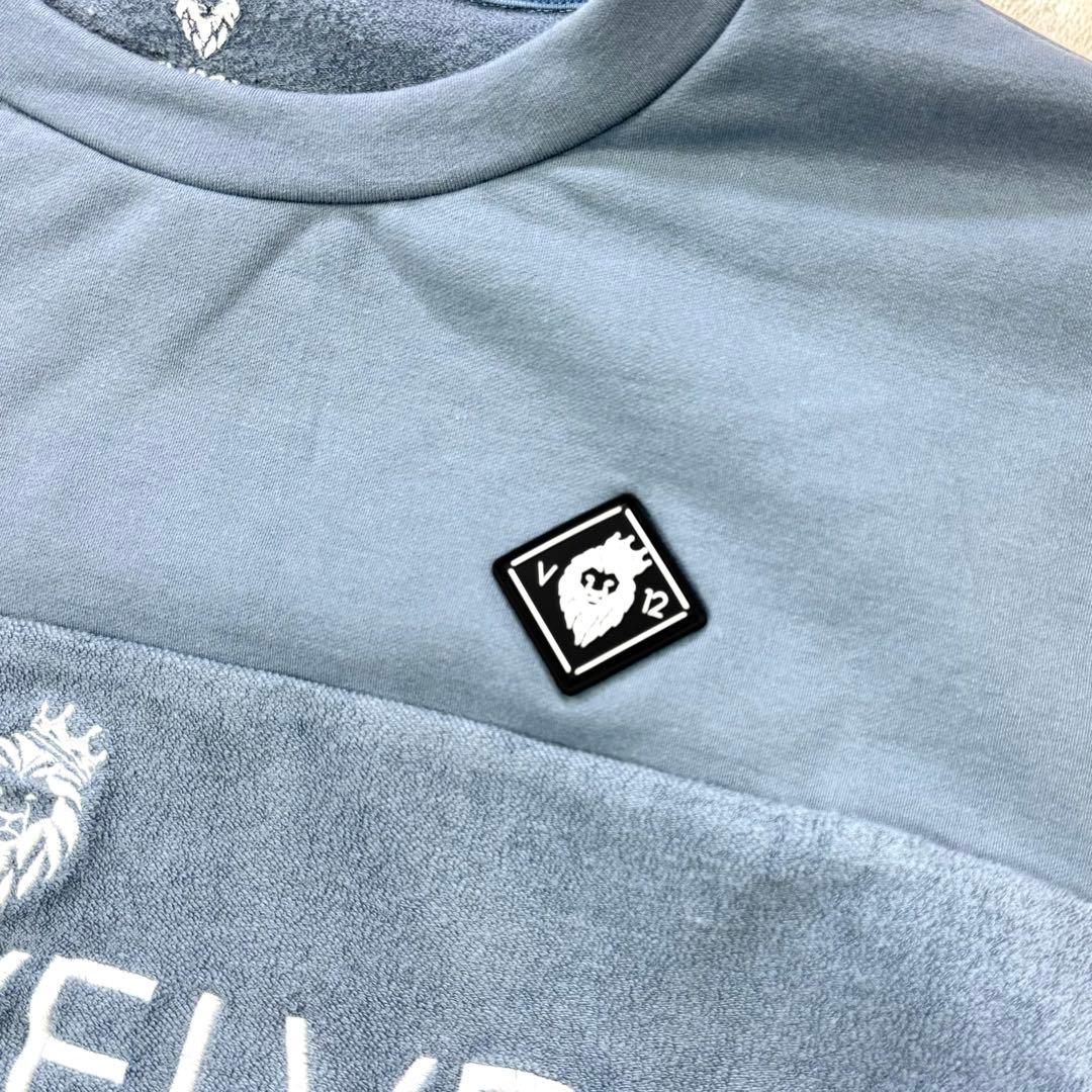 V12 刺繍ロゴ 高機能 裏起毛 ストレッチ長袖スウェット L レディース