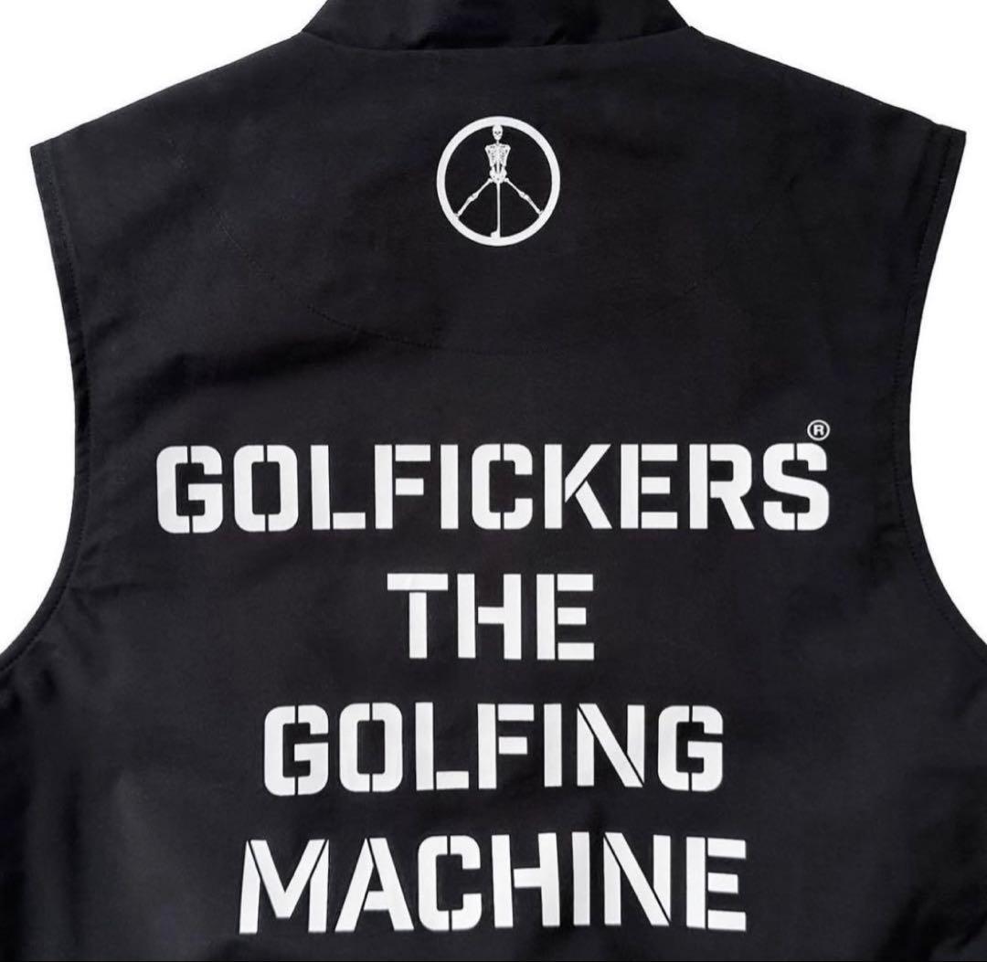 Golfickers MONTSUKI G-VEST Lサイズ ブラック