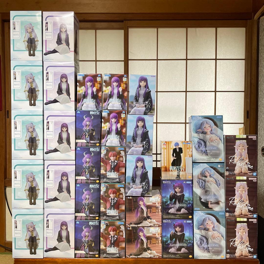 プライズフィギュアまとめ売り 葬送のフリーレン新品未開封品　34点