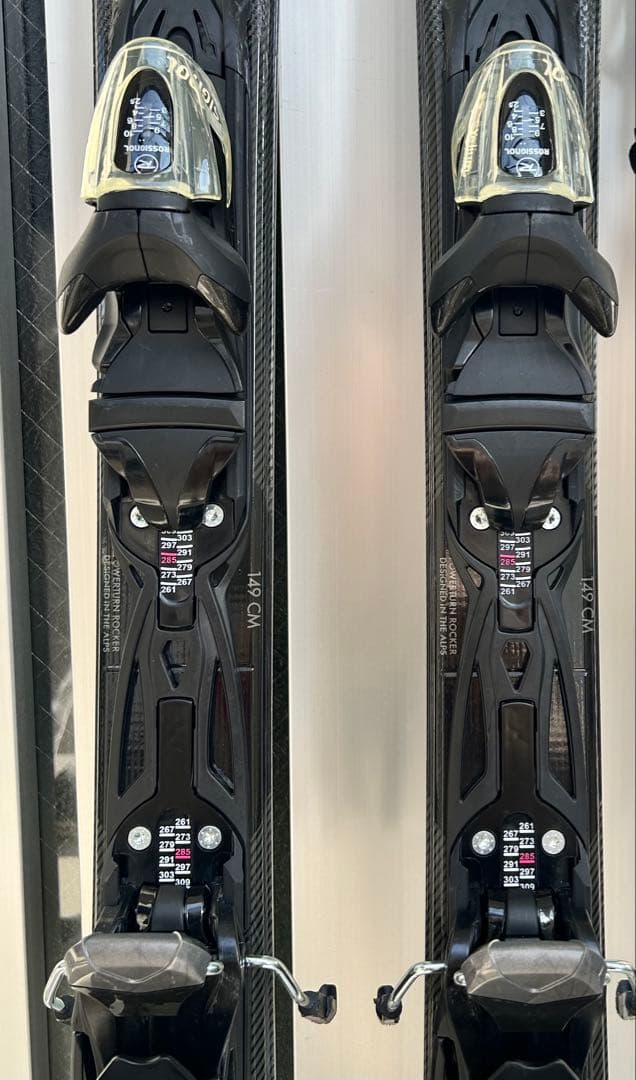 ロシニョール　パシュート100 149cm スキー板　ビンディング　ストック付