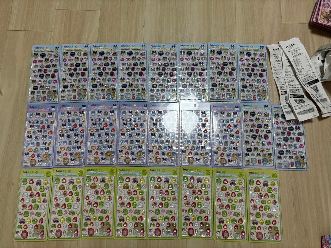 【正規品】最新作　たまごっち　ボンボンドロップシール　25枚セット