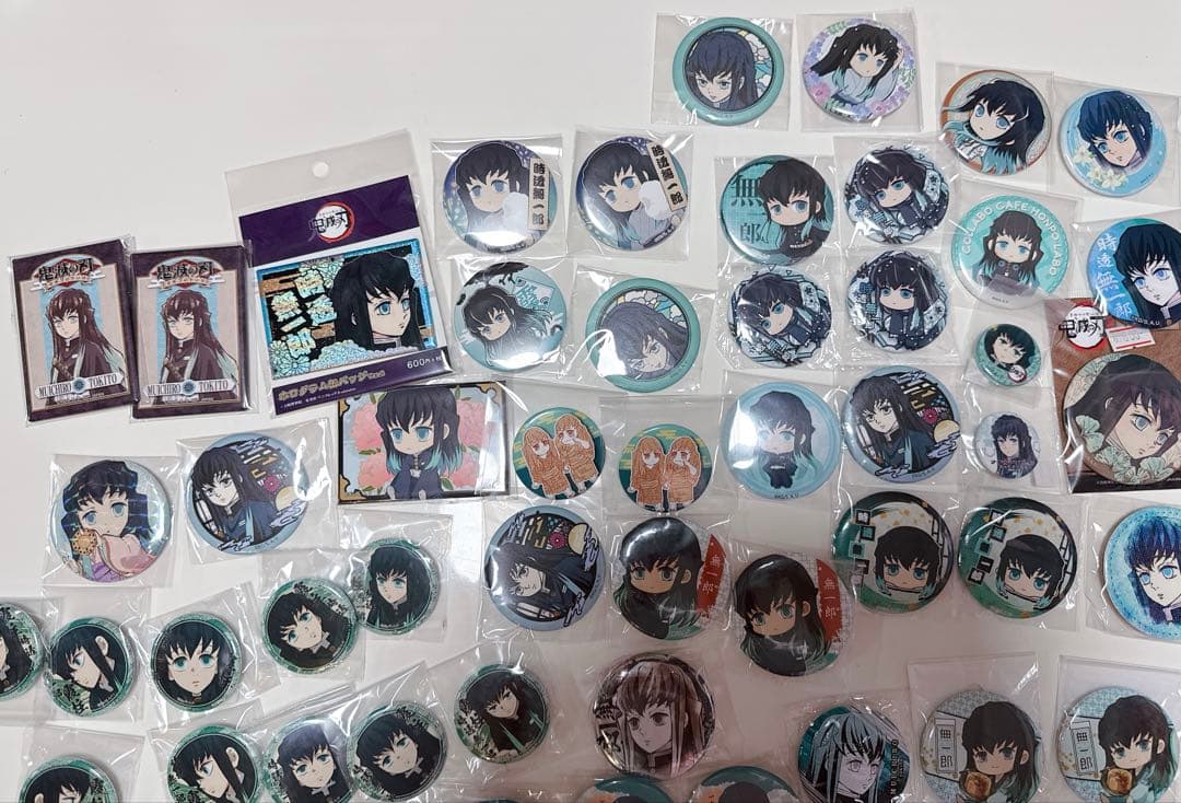 鬼滅の刃 時透無一郎 缶バッジ まとめ売り 72個