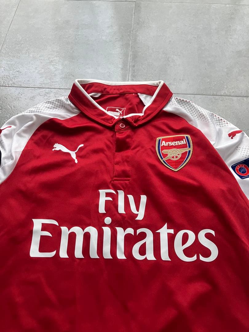 16-17 メストエジル　アーセナル　プーマ　長袖ホームユニフォーム