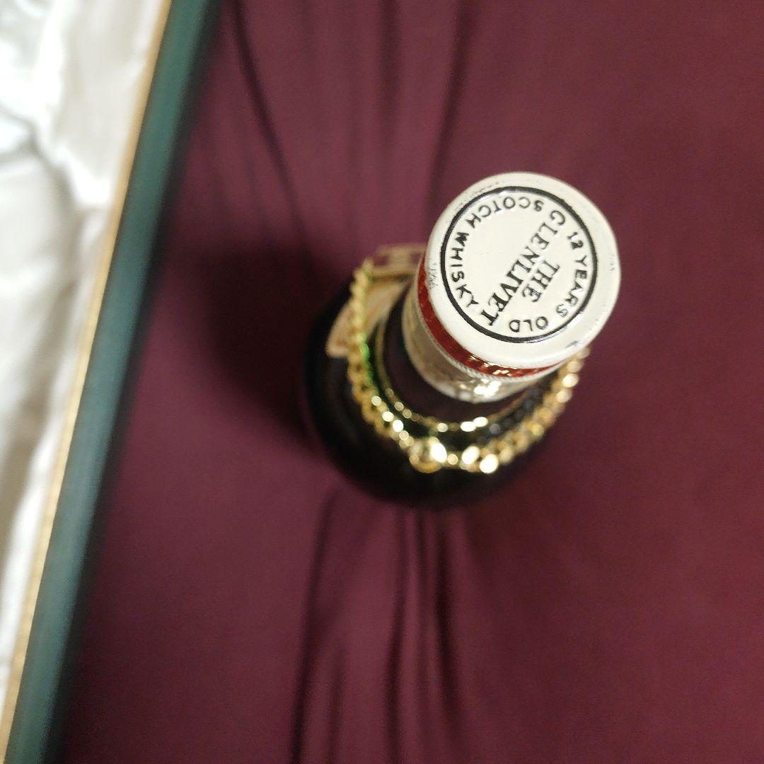 【未開栓】ザ・グレンリベット 12年 旧タイプ 木箱 パンフ付 古酒