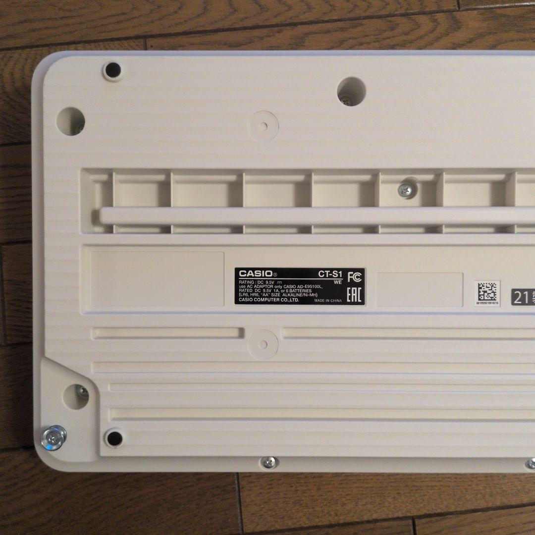 Casiotone（カシオトーン） ホワイト [61鍵盤]　CT-S1WE