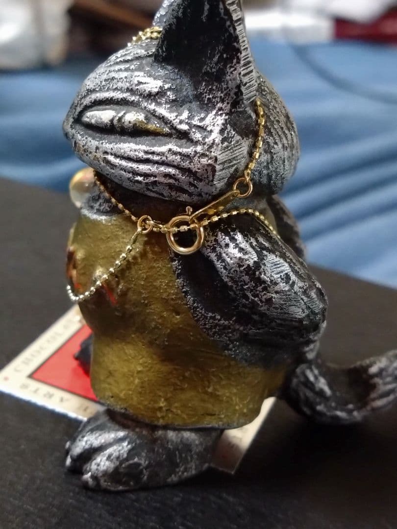 わちふぃーるど 鬼レア ダヤン マハラジャ風10kゴールド仕上げ！一点のみ