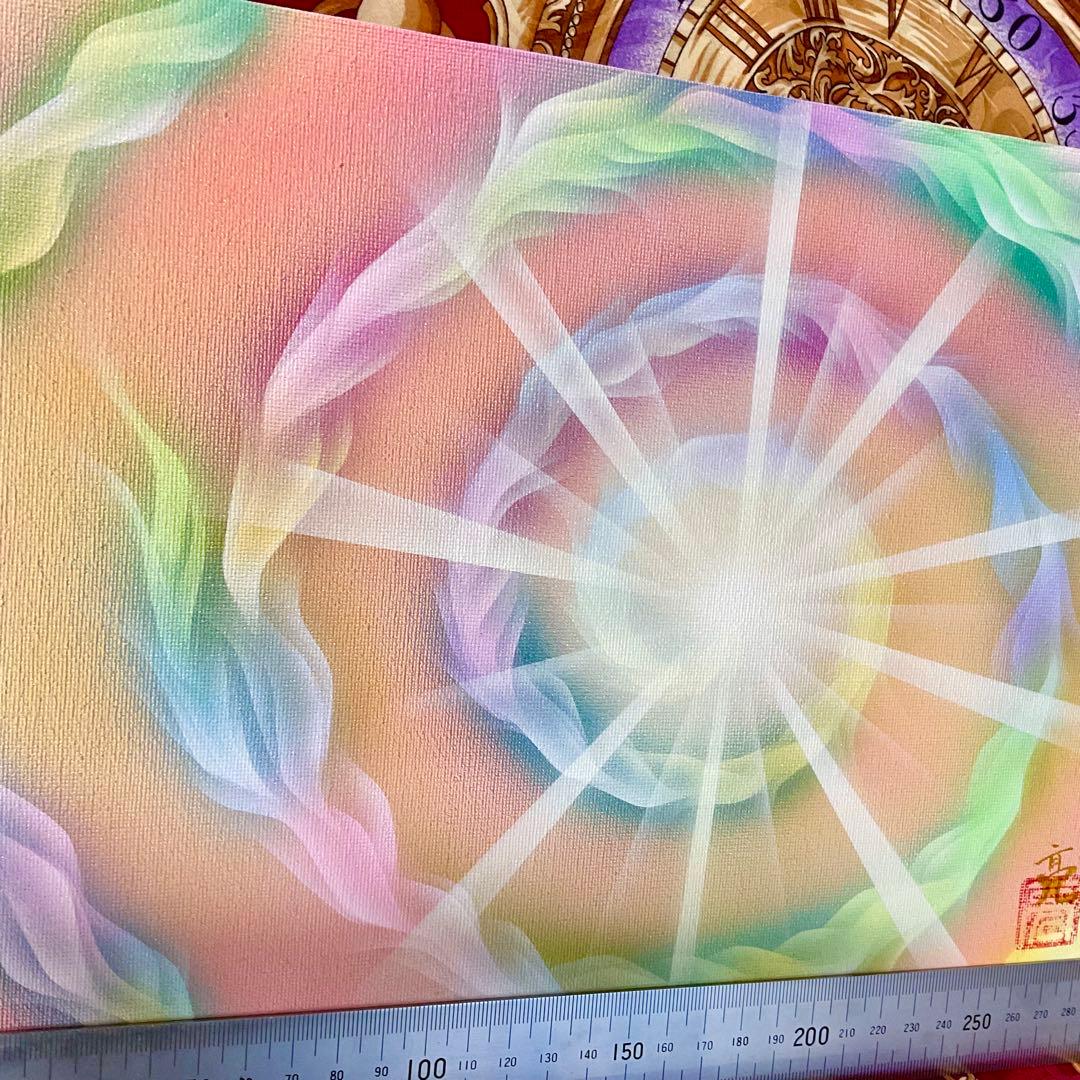 最強開運日セール☆Birth 波動調整 開運 エネルギー宇宙高波動絵画 F4号