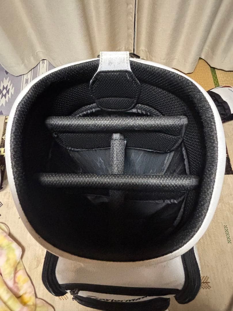 TaylorMade キャディバッグ ホワイト/レッド9.5型