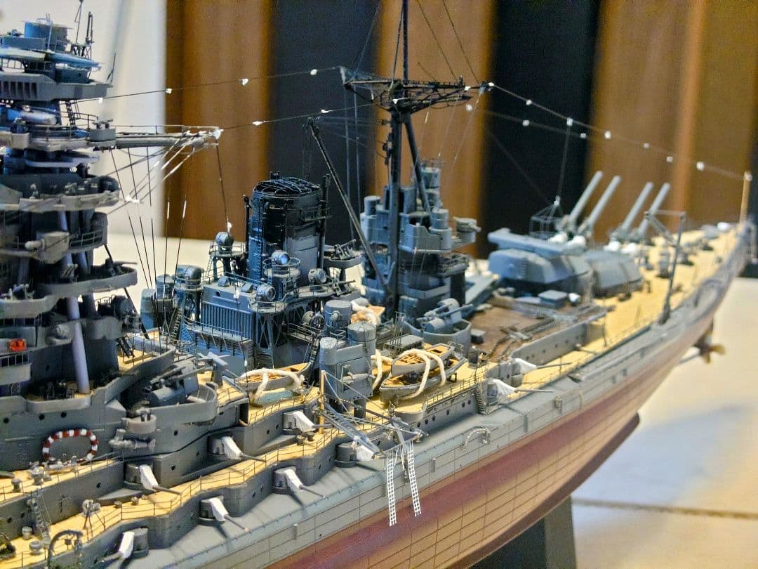 k*郎様 期間限定値下げ　精密模型　長門 開戦時（改） 1/350　ポントス長門