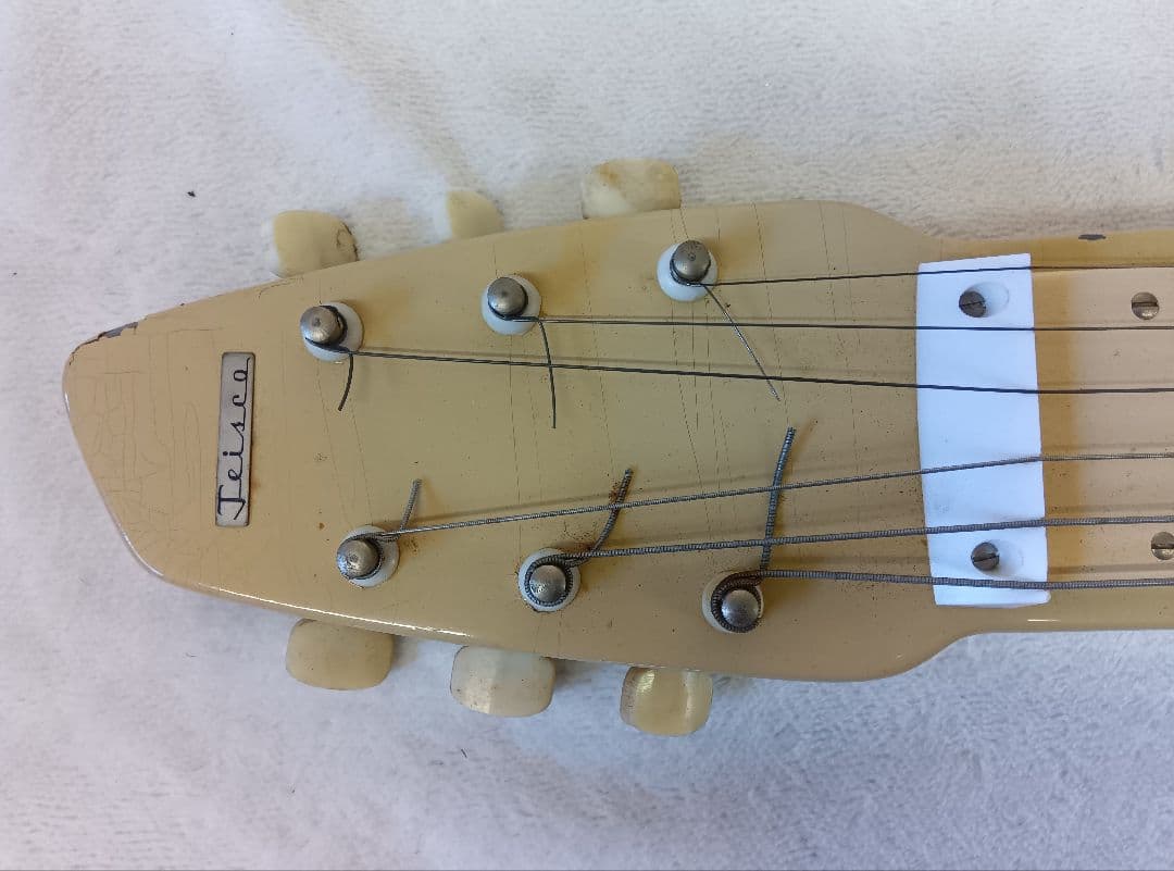 Teisco　スチールギター　ケーブル付き　ジャンク品　レトロ　弦楽器　テスコ