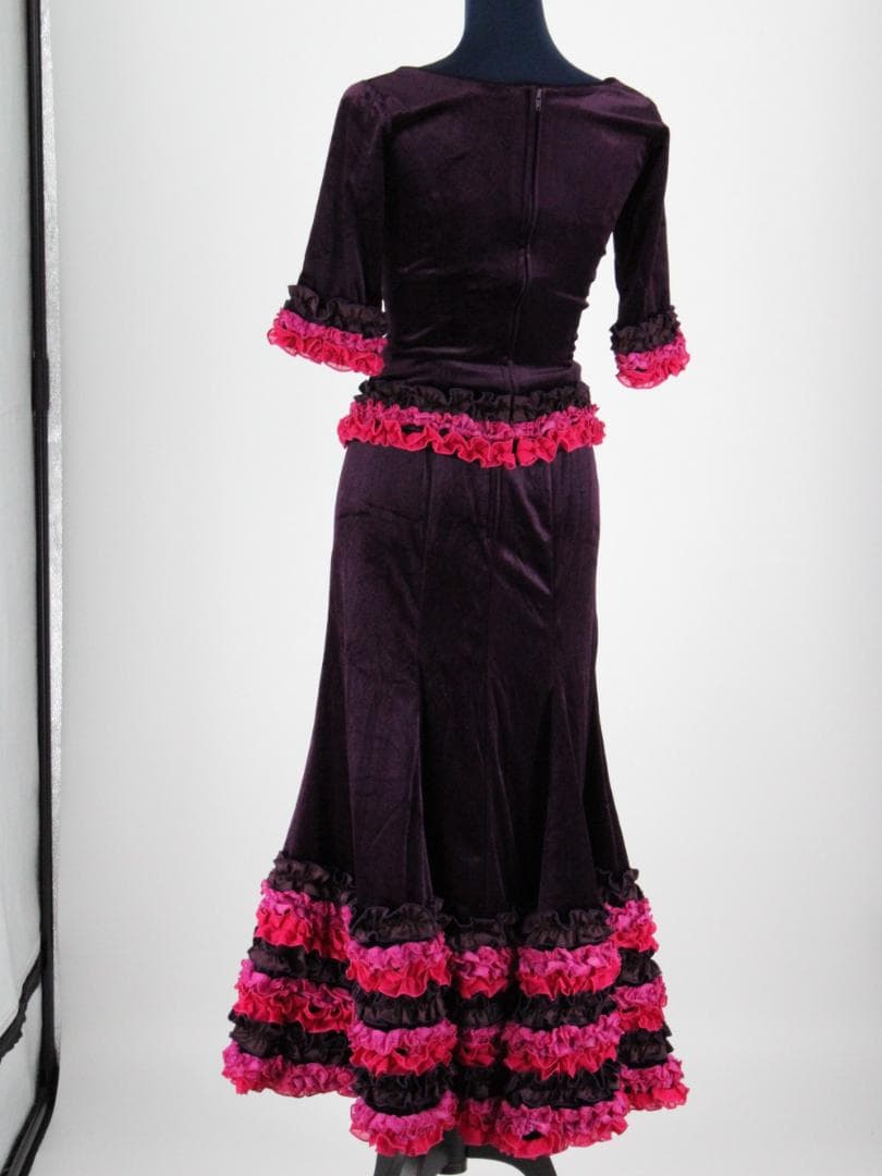 【美品高級フラメンコ衣装 ツーピース】SONIAJOHNES ソニアジョーンズ