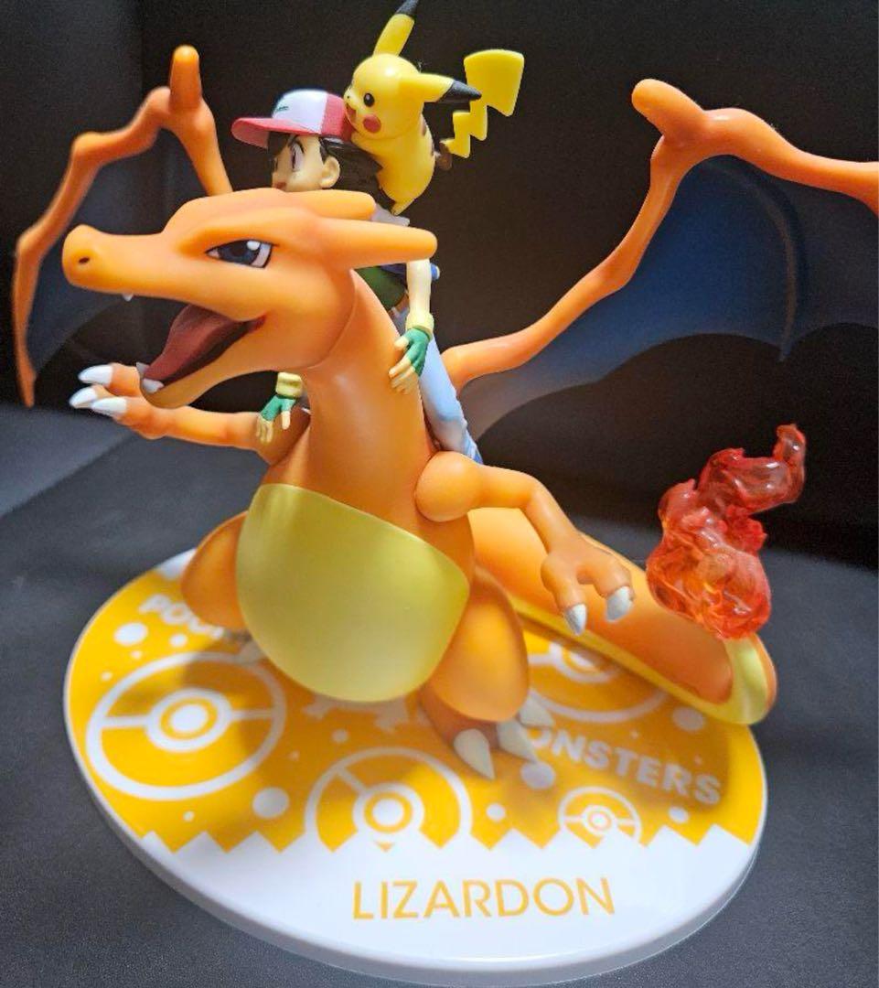 ジェムシリーズ ポケモン サトシ ピカチュウ リザードン フィギュア