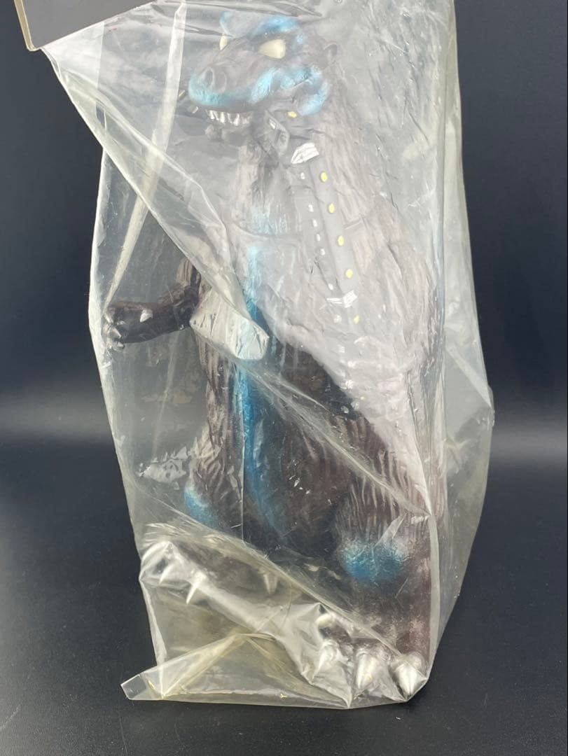 【中古品】トイグラフ　ゴジラ　スチールVer 原作カラーVer 茶成型/ブルメタ