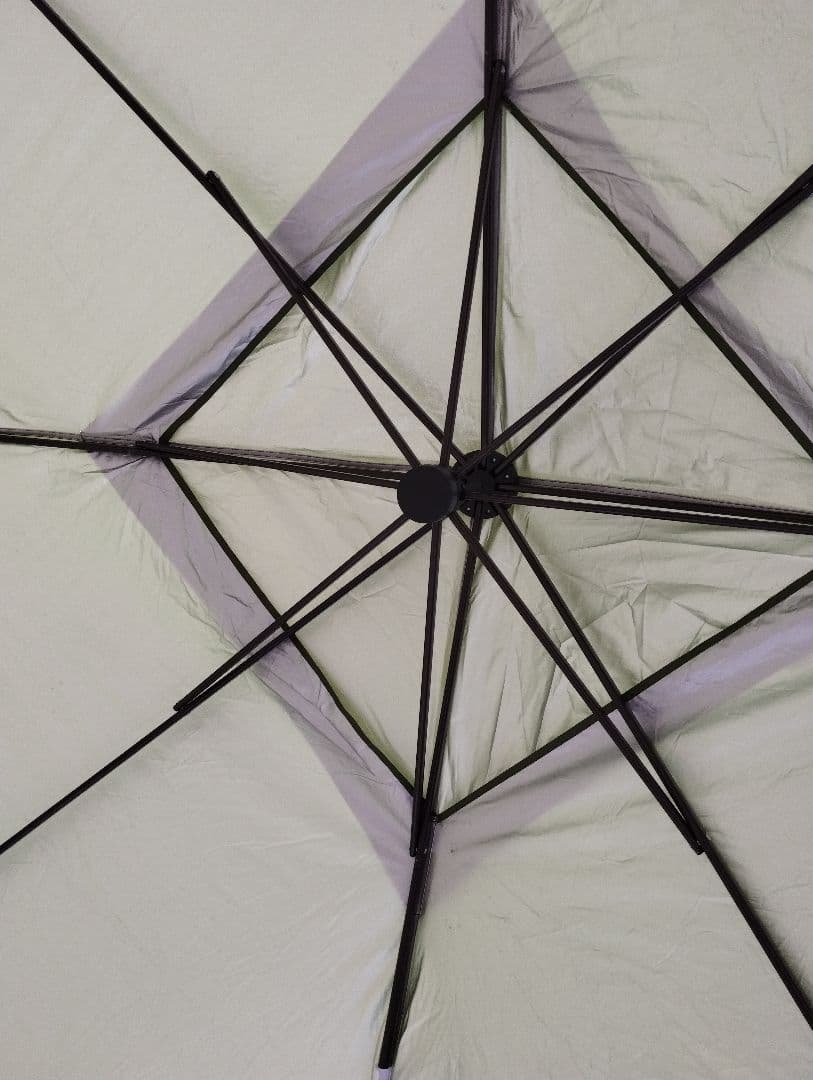 《サイドシート1枚付》3mセンターロック強化版スチール ワンタッチタープテント