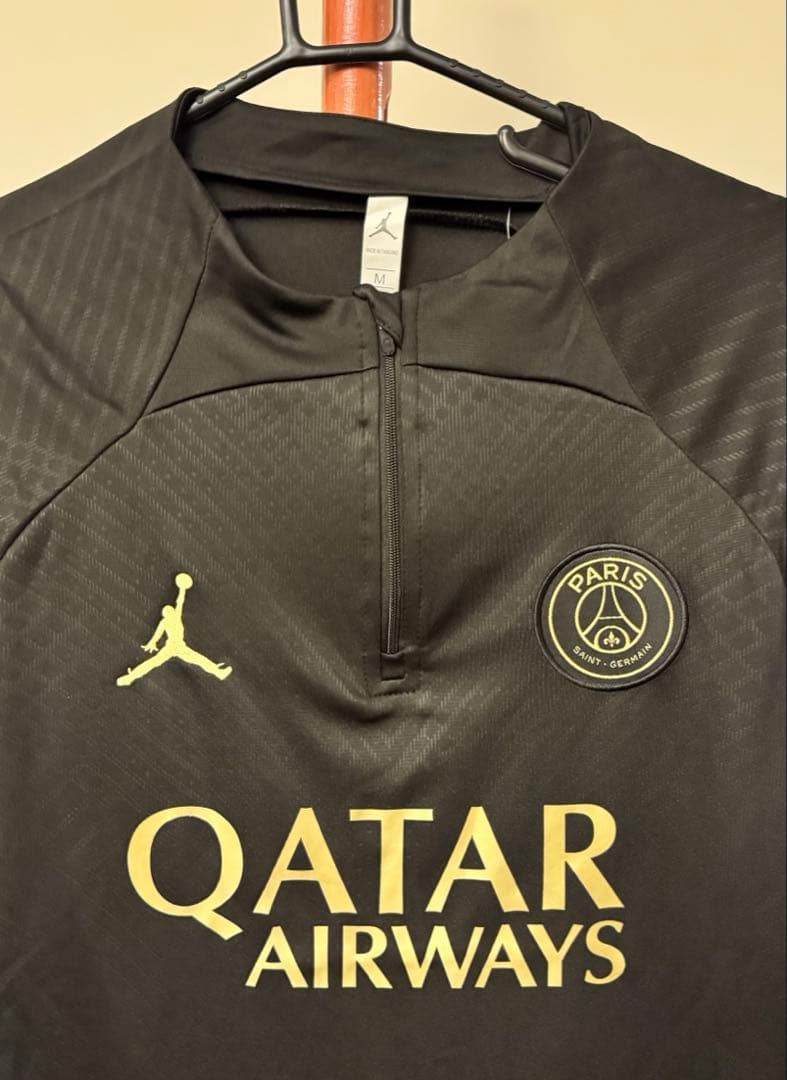 パリサンジェルマン ドリルトップ セットアップ 黒金