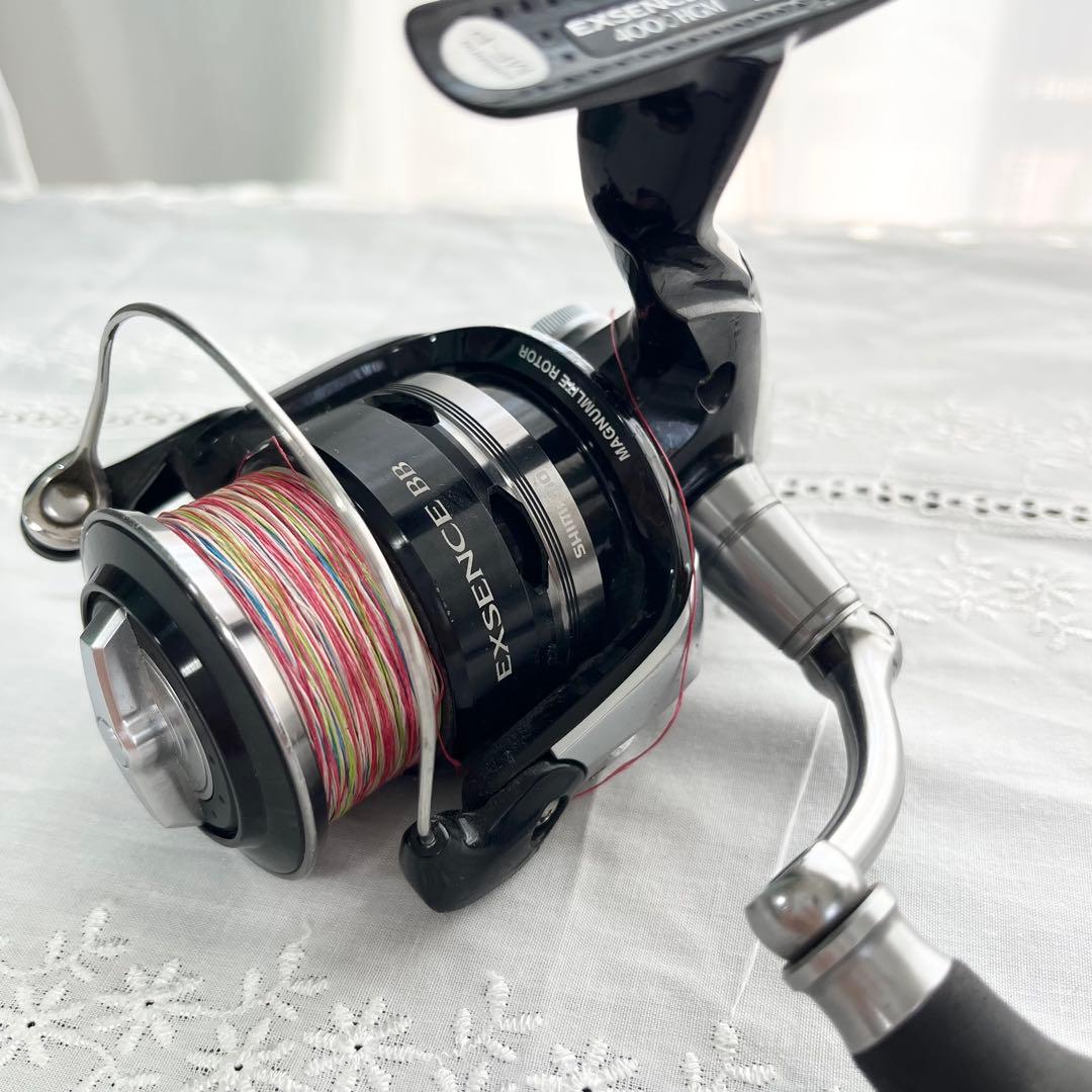EXSENCE BB 4000HG リール カラフルライン付き