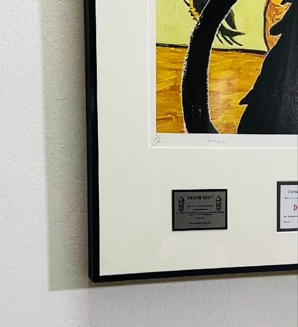 額込 世界限定100枚DEATH NYC アートポスター 現代アート 115