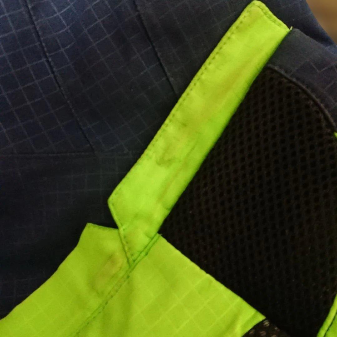 送料無料【Phenix】ネイビー格子柄スキーウェア上下セット 上S下M