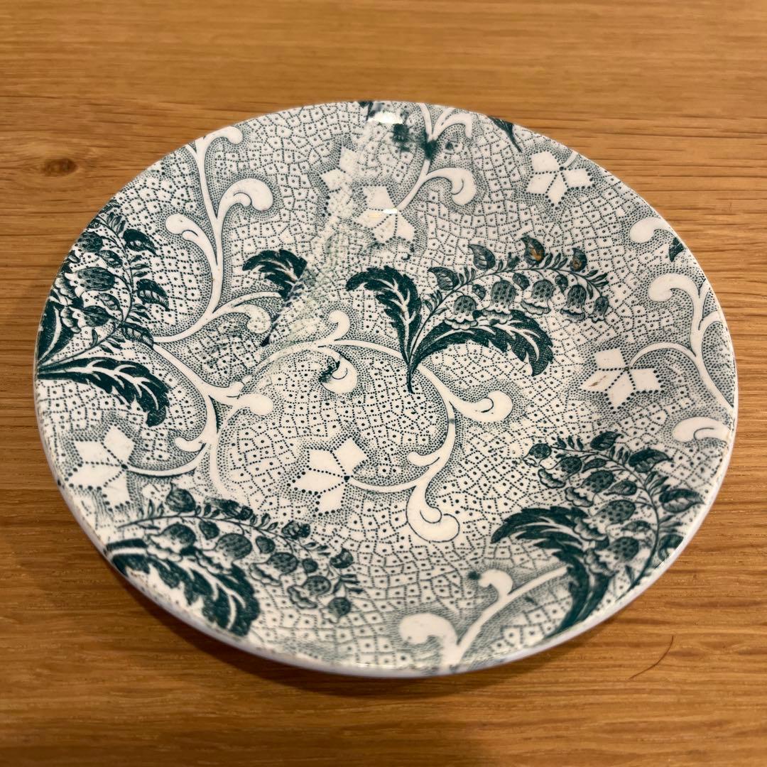 フランスアンティーク クレイユモントロー　すずらん　カップ＆ソーサー