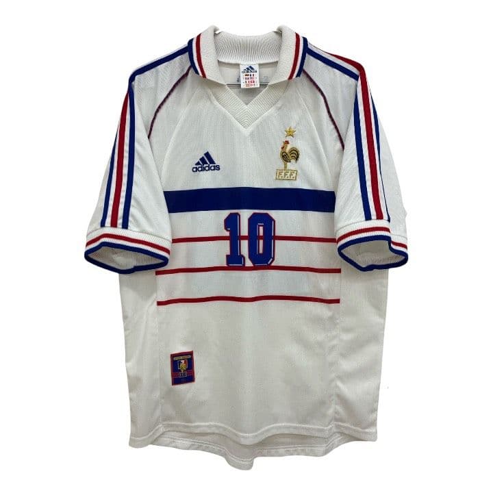 98-99 フランス代表　ジダン　アディダスオフィシャルユニフォーム