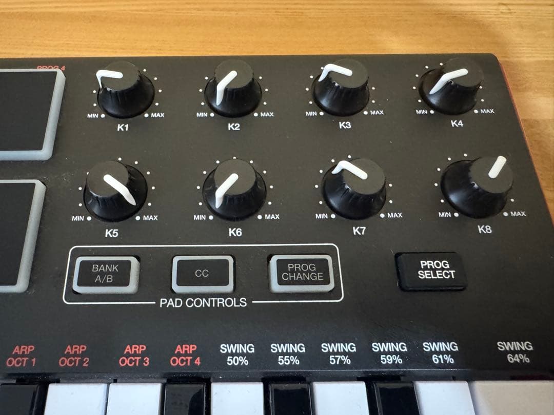 AKAI MPK mini play MIDIキーボード 箱　付属品付き