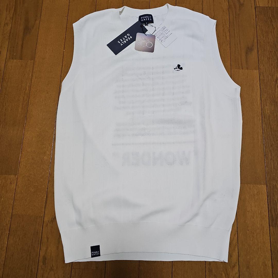PEARLY GATES ミッキーマウス ノースリーブベスト サイズ5