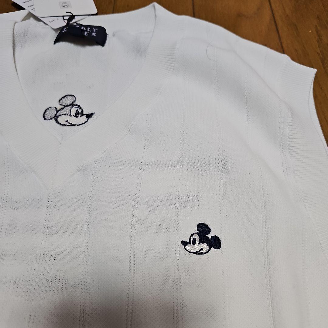 PEARLY GATES ミッキーマウス ノースリーブベスト サイズ5