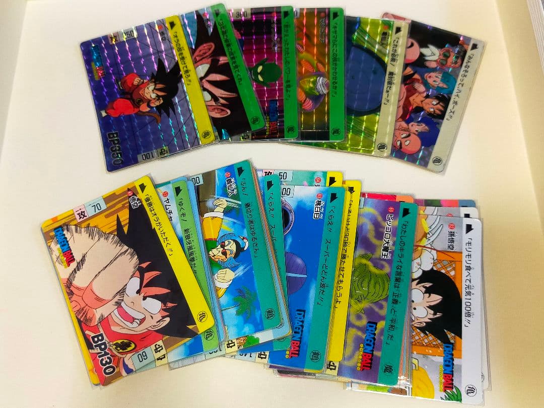 初版 1989年製 ドラゴンボール カードダス 本弾 2弾 全40種類 コンプ