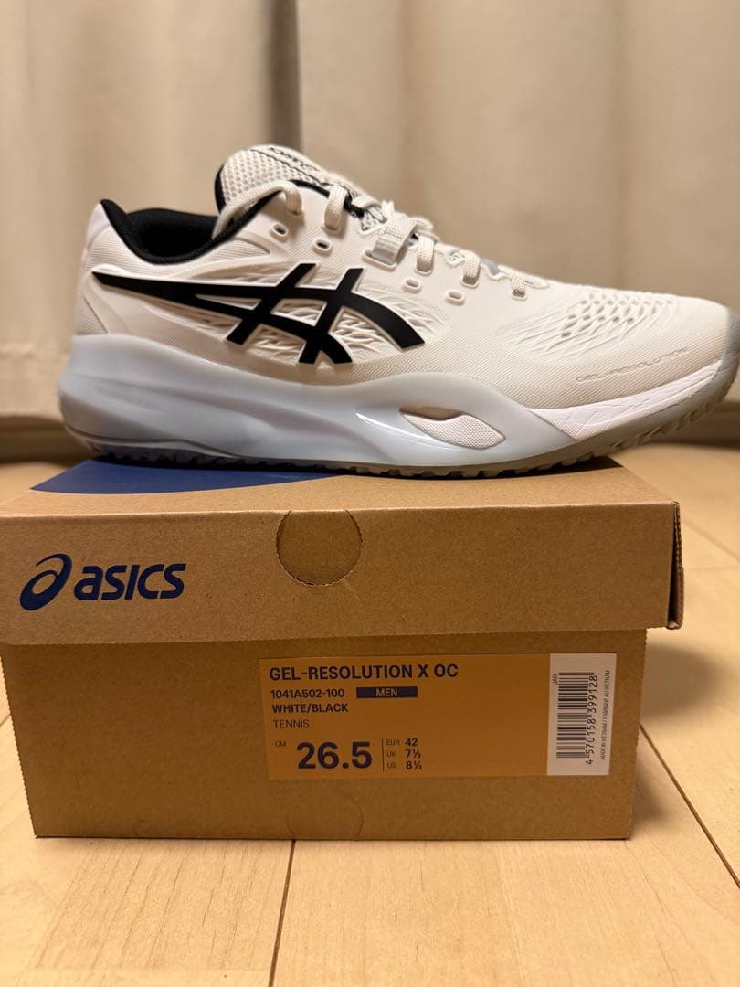ASICS GEL-RESOLUTION X 26.5cm オムニ・クレー