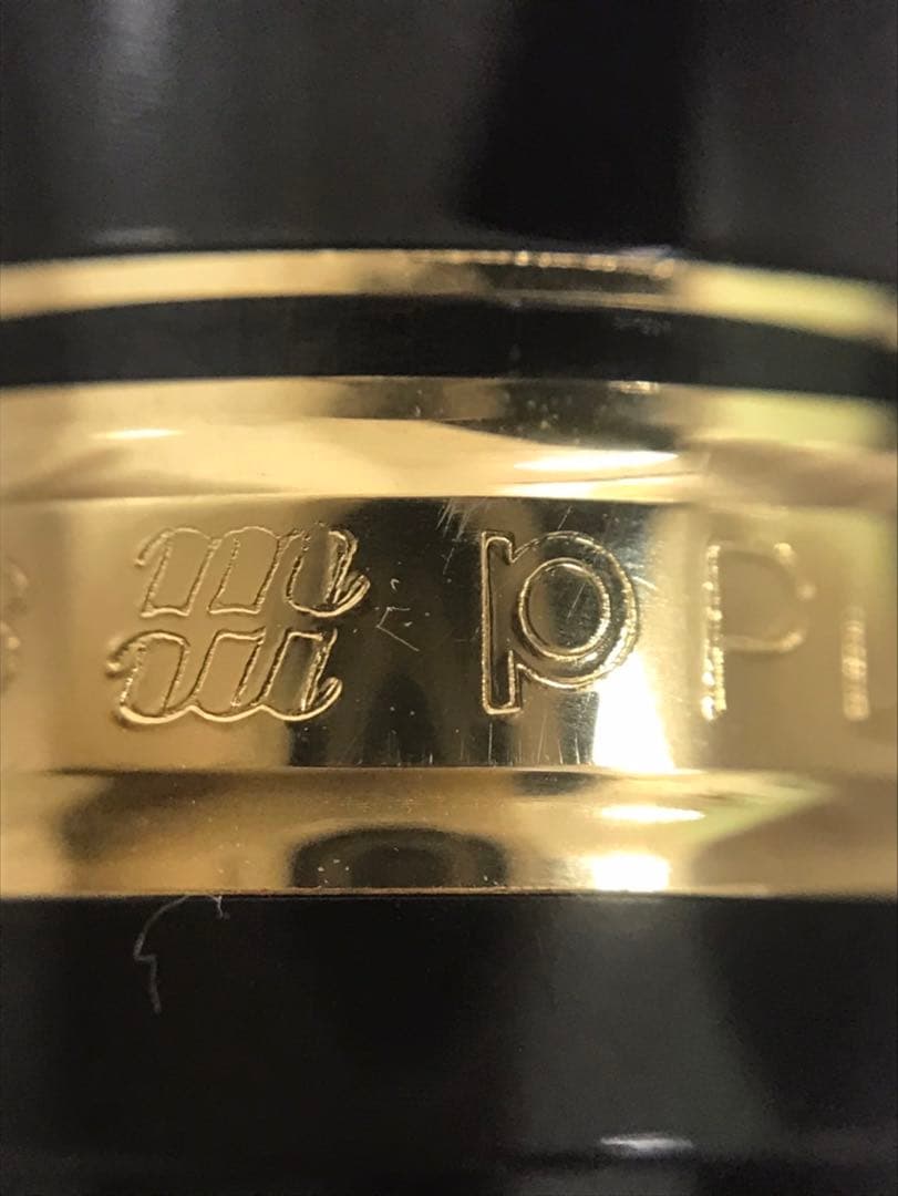 K14ペン先の黒い万年筆 2本セット