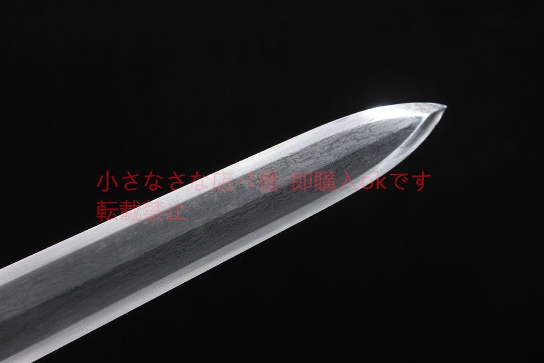 如意漢剣八面模様鋼黒檀  古兵器 武具 刀装具 日本刀 模造刀 居合刀