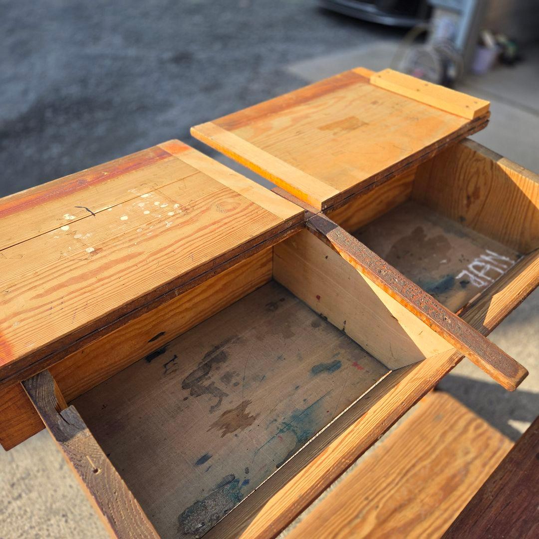 【値下げ中】リペア ヨーロッパ製 アンティーク デスク チェア 【送料込み】