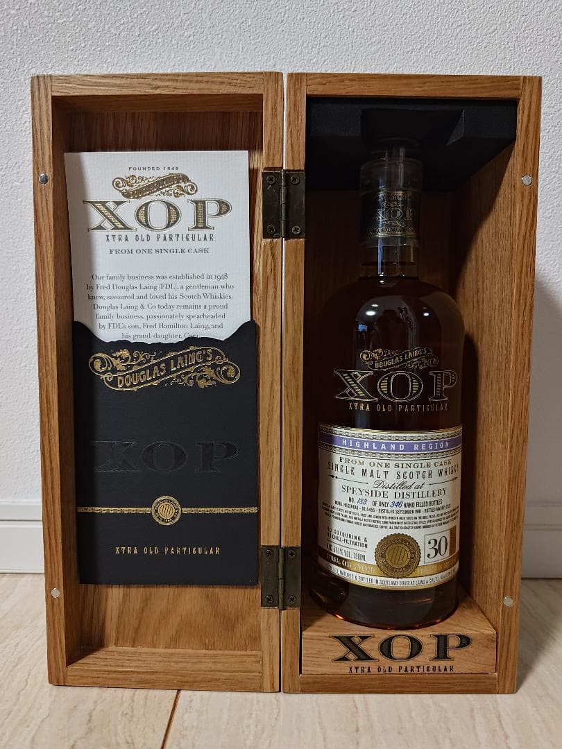 スペイサイド 30年 XOP エクストラオールドパティキュラー ダグラスレイン