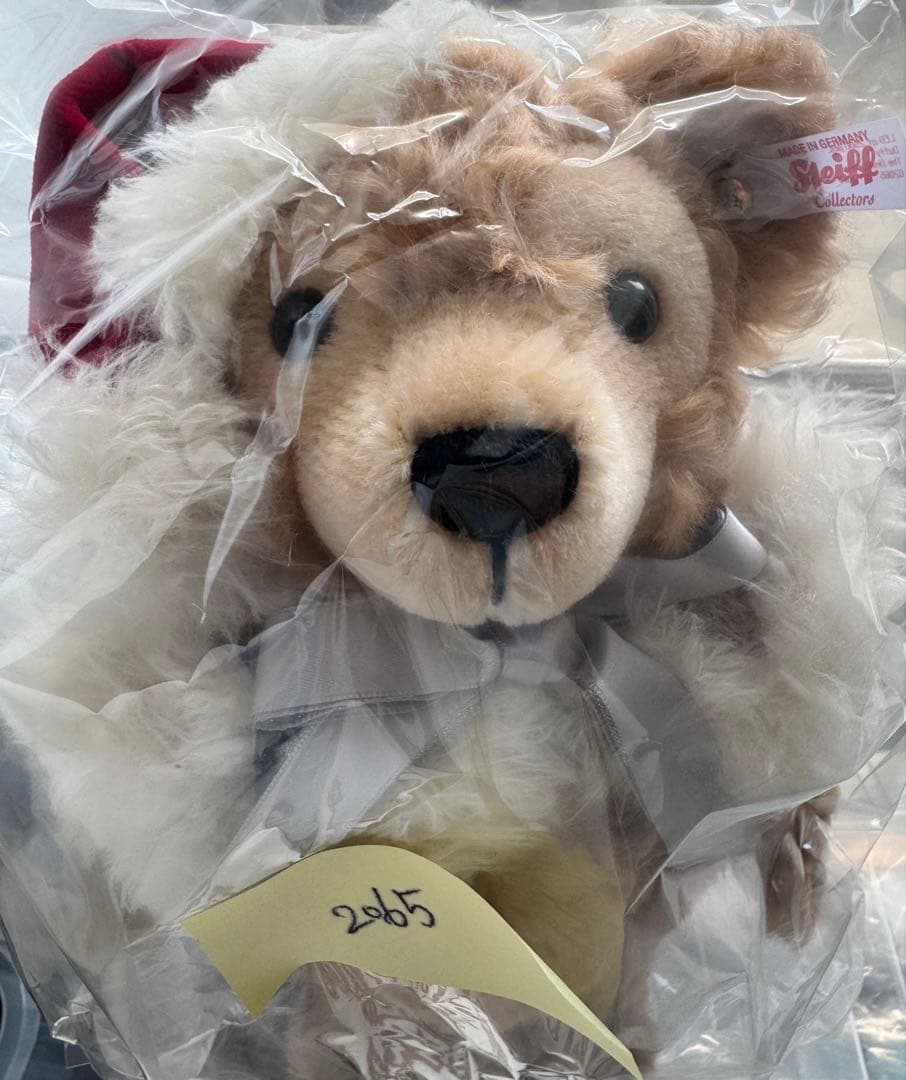 2点　シュタイフ　ダッフィー　シェリーメイ ぬいぐるみ　ディズニー　クリスマス