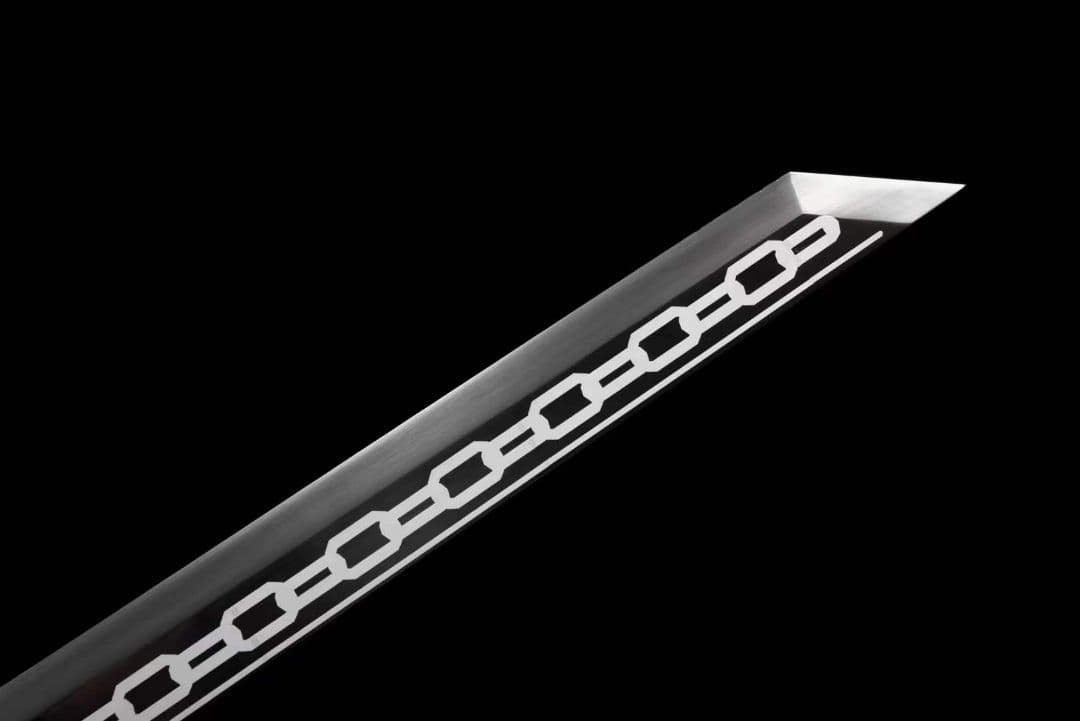 【黒金古刀―豪龍破軍】古兵器 武具　刀装具　日本刀　模造刀 居合刀 長尺