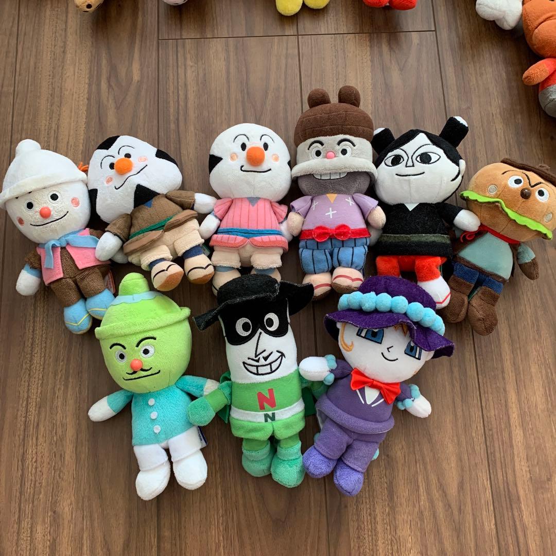 【まとめ売り】アンパンマン ぬいぐるみ　ぷりちぃビーンズ37体セット