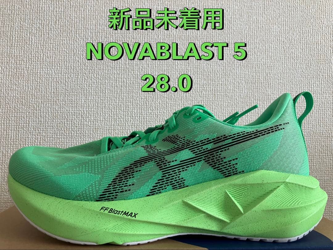 【新品未着用】ASICS NOVABLAST 5 ノヴァブラスト 28.0