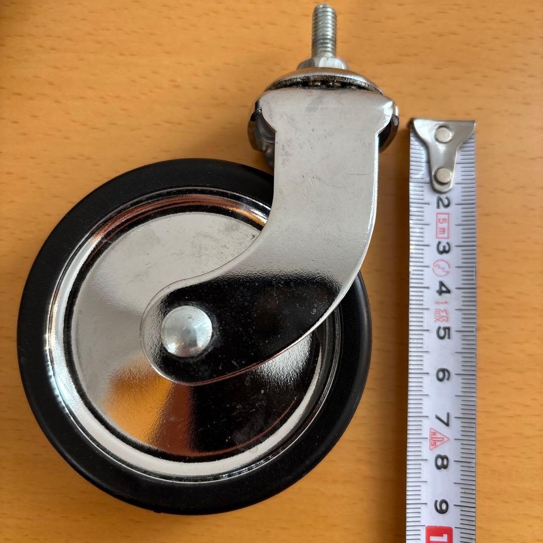 海外輸入　3段 スクエアトレー 収納ラック　サイドテーブル　キャスター付きワゴン