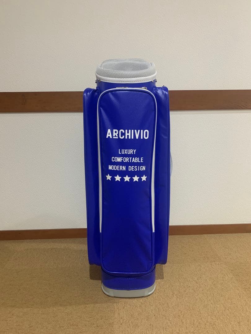 【11/15最終受付】ARCHIVIO キャディバッグ 青
