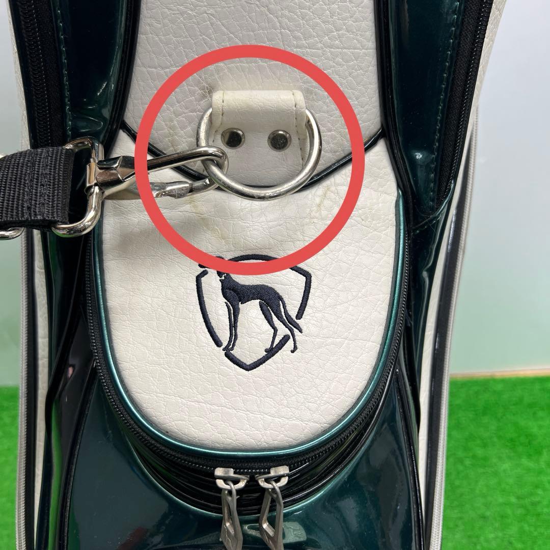 アダバット Adabat キャディバッグ　9インチ　グリーン　男性用　中古品