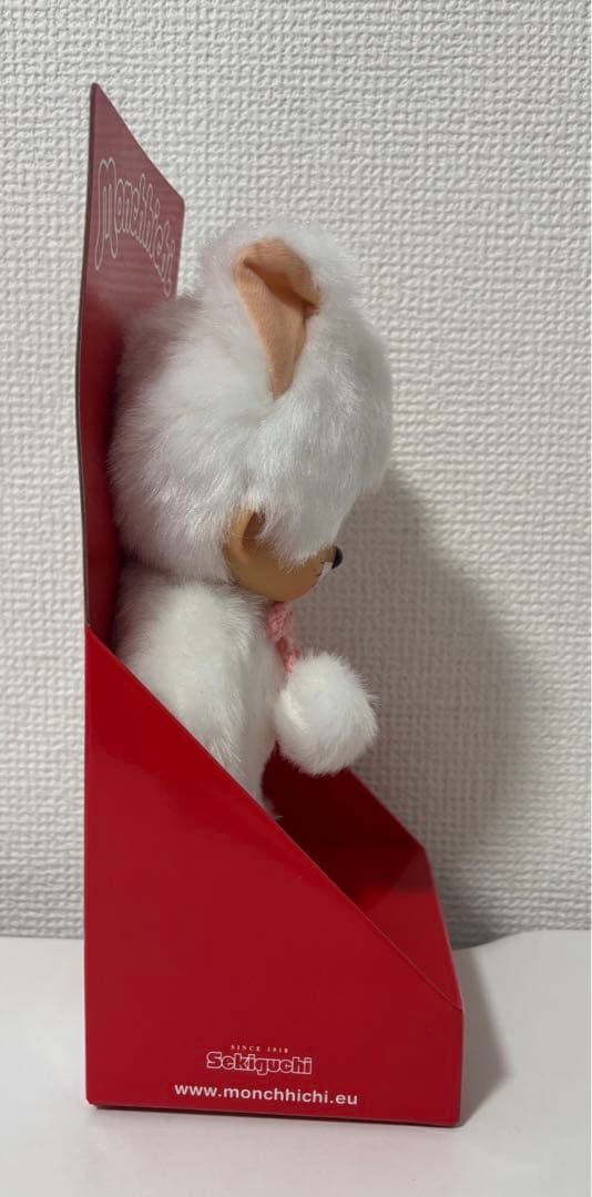 【即日発送】海外限定　EU モンチッチ　白い猫　ホワイトキャット